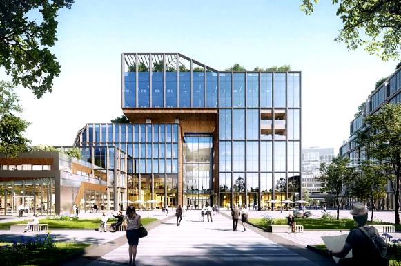 上海越界錦和尚城：創(chuàng)新三首層設(shè)計(jì)，靈動通行動線提升辦公效率